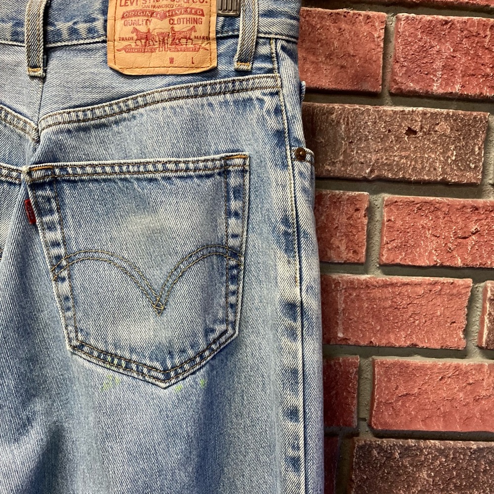 ✨Host Pick✨Levi’s reworked neon flames jeans - Picture 6 of 8
